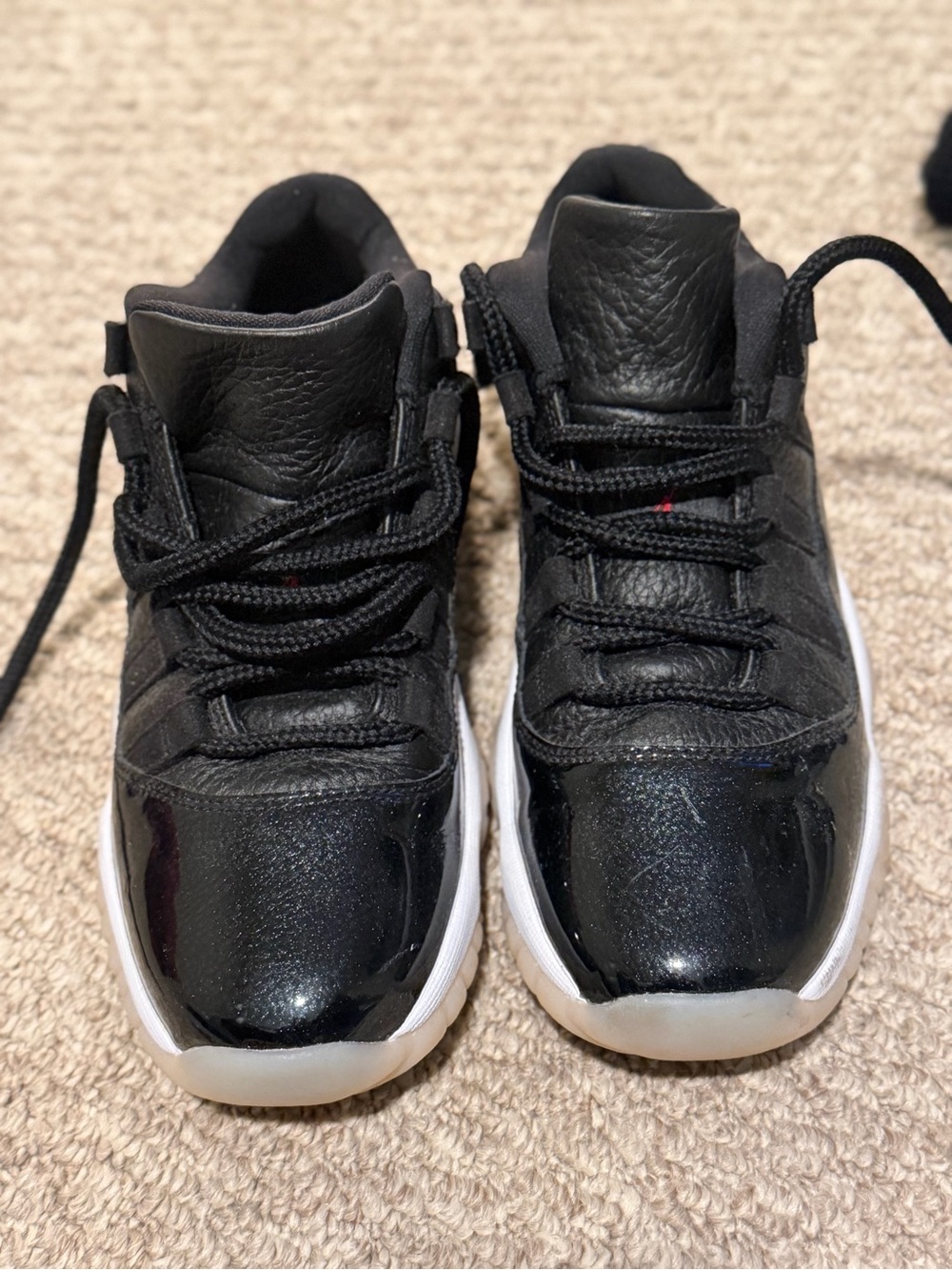Jordan Kids Black and White High-Top Sneakers